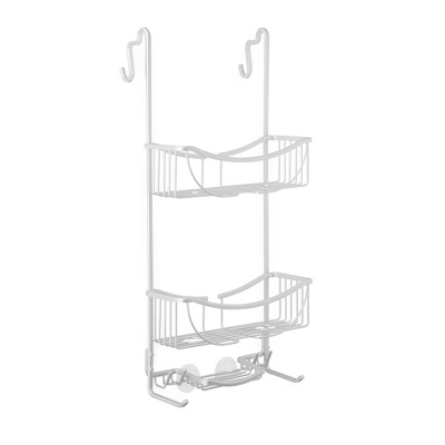 3 Tier Venus Rust Proof Aluminum Tier Over The Door Shower Door Caddy Gray - Better Living Products - Image 3