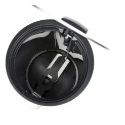 Bamodi 3L White Bathroom Wastebasket With Removable Inner Bucket & Lid