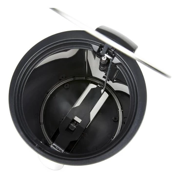 Bamodi 3L White Bathroom Wastebasket With Removable Inner Bucket & Lid