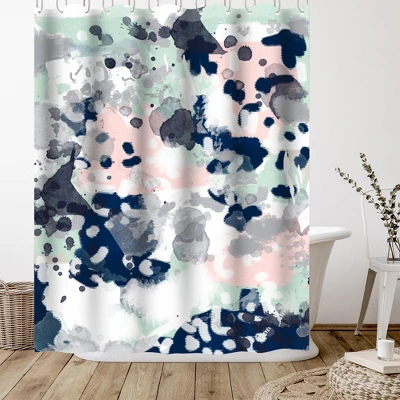 Americanflat 71" X 74" Shower Curtain Style 6 By Charlotte Winter - Image 2