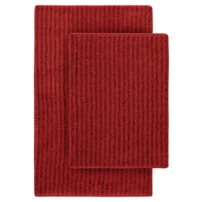 2pc Sheridan Plush Washable Nylon Bath Rug Set - Garland - Image 11