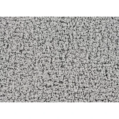 3pc Shaggy Nylon Washable Bathroom Rug Set Platinum Gray - Garland Rug - Image 2