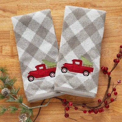 2pc Farm Truck Hand Towels - SKL Home - Image 4