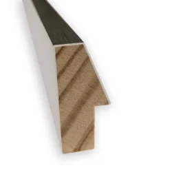 29" X 23" Non-Beveled Lucie Wood Bathroom Wall Mirror Silver - Amanti Art