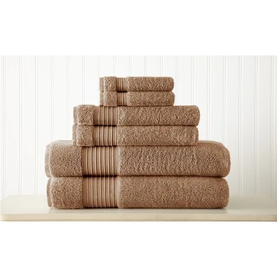 Modern Threads 6-Piece 100% Cotton Towel Set. - Image 2
