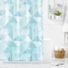 MDesign Polyester Fabric Decorative Shower Curtain