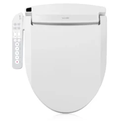 Swash Select EM417 Sidearm Bidet Seat With Warm Air Dryer Round White - Brondell
