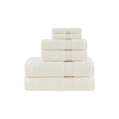 6pc Organic Cotton Bath Towel Set - Image 7