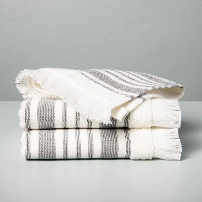 Multistripe Bath Towels Cream/Gray - Hearth & Hand⢠With Magnolia - Image 4