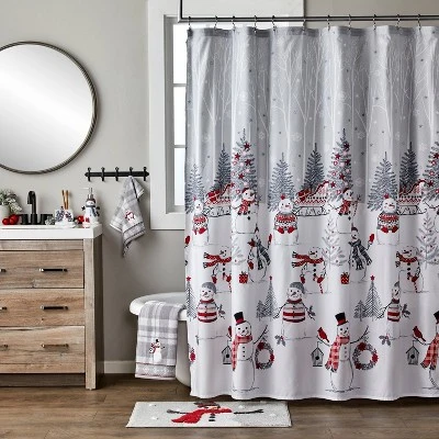 Whistler Snowman Shower Curtain - SKL Home - Image 2