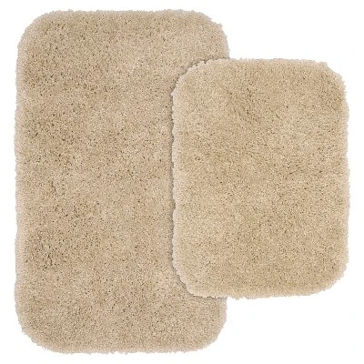 2pc Serendipity Shaggy Washable Nylon Bath Rug Set - Garland - Image 6