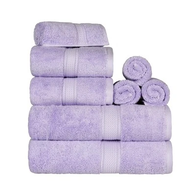 Luxury Premium Cotton 800 GSM Highly Absorbent 8 Piece Ultra-Plush Solid Towel Set By Blue Nile Mills - Image 19