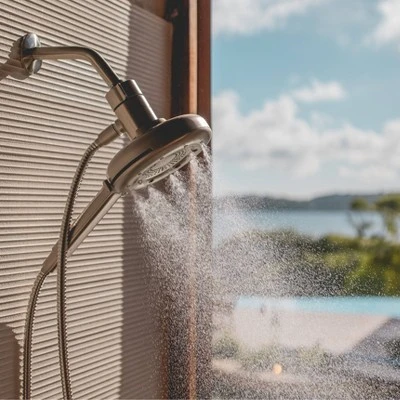 Nebia Corre Four Function Fixed Shower Hand Bathroom Hardware Set Brushed Nickel - Brondell - Image 4