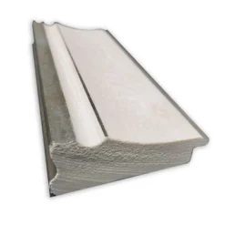 23" X 29" Non-Beveled Trio White Wash Silver Bathroom Wall Mirror - Amanti Art