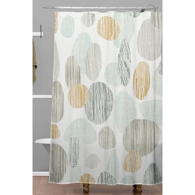 Sharon Turner Pebbles Shower Curtain - Deny Designs