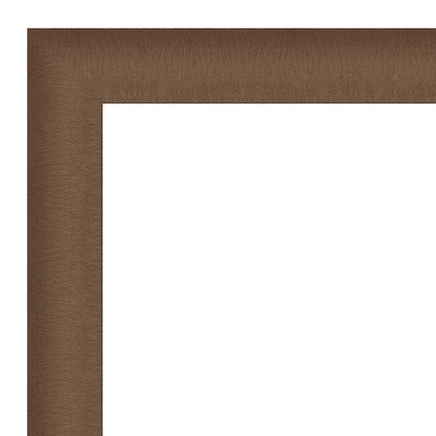 23" X 29" Non-Beveled Elegant Bathroom Wall Mirror Brushed Bronze - Amanti Art - Image 2