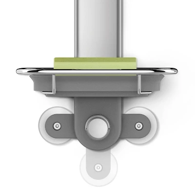 Simplehuman Over Door Shower Caddy Stainless Steel/Anodized Aluminum Silver - Image 4