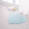 26"x30" Candy Heart Shaped Bath Mat Blue - Freshmint Kids