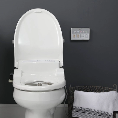 Elongated Supreme Bidet Toilet Seat White - Bio Bidet By Bemis - Image 4