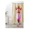 Coco De Paris Clever Giraffe With Bubblegum Bath Rugs And Mats Buff Beige 24" X 36" - Deny Designs