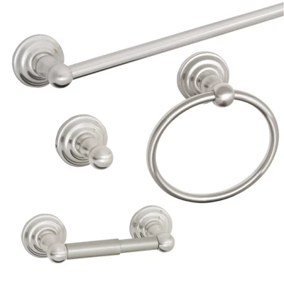 4pc Calisto Bathroom Accessory Kit - Design House - Image 7