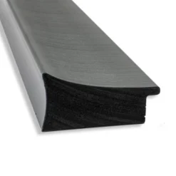 33" X 27" Non-Beveled Elegant Bathroom Wall Mirror Brushed Pewter - Amanti Art