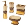 Avanti Braided Medallion 4 Pc Bath Accessory Set