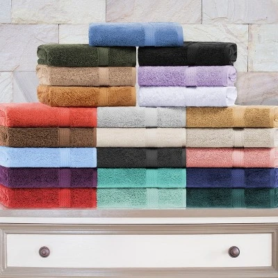 Premium Cotton 800 GSM Heavyweight Plush Luxury 10 Piece Bathroom Towel Set By Blue Nile Mills - Image 6