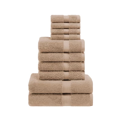 Premium Cotton 800 GSM Heavyweight Plush Luxury 10 Piece Bathroom Towel Set By Blue Nile Mills - Image 14