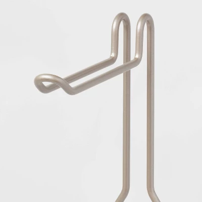 4 Roll Reserve Plus Freestanding Toilet Tissue Holder Silver - Threshold⢠- Image 2