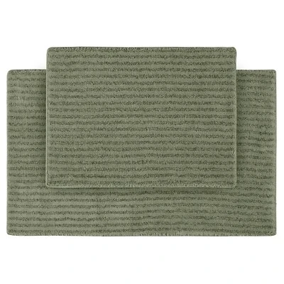 2pc Sheridan Plush Washable Nylon Bath Rug Set - Garland - Image 9