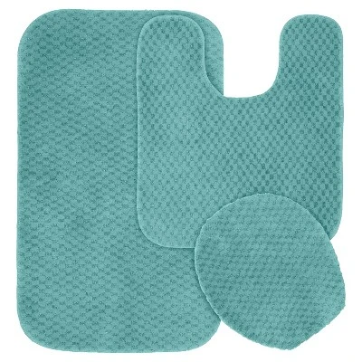 3pc Cabernet Nylon Washable Bath Set - Garland - Image 8