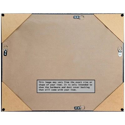 28" X 28" Non-Beveled Grace Narrow Bathroom Wall Mirror Brushed Nickel - Amanti Art - Image 3