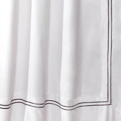 Solid Shower Curtain Gray - Lush Décor - Image 2