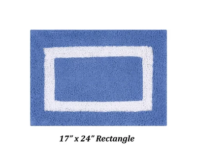 Better Trends Hotel Reversible 100% Cotton Bath Rug 4 Piece Set