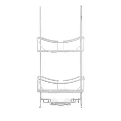 3 Tier Venus Rust Proof Aluminum Tier Over The Door Shower Door Caddy Gray - Better Living Products - Image 2