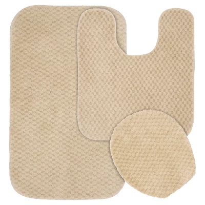 3pc Cabernet Nylon Washable Bath Set - Garland - Image 7