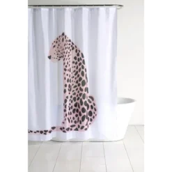 Shiraleah Leopard Shower Curtain
