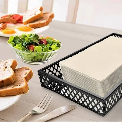 Mesh Guest Towel Tray Black - Popular Bath Popular Home - Image 2