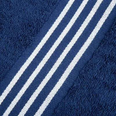 8pc Striped Bath Towel Set - Yorkshire Home - Image 2