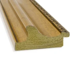 24" X 30" Non-Beveled Parlor Bathroom Wall Mirror Gold - Amanti Art