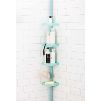 4 Tier Tension Corner Shower Caddy - Bath Bliss