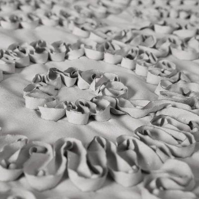 72"x84" Keila Shower Curtain Dark Gray - Lush Décor - Image 2