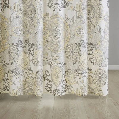 72"x72" Lian Printed Cotton Shower Curtain - Madison Park - Image 5