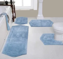 Waterford Collection Cotton Tufted Set Of 4 Bath Rug Set - Home Weavers