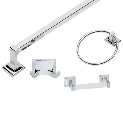 4pc Millbridge Bathroom Accessory Kit - Design House - Image 7