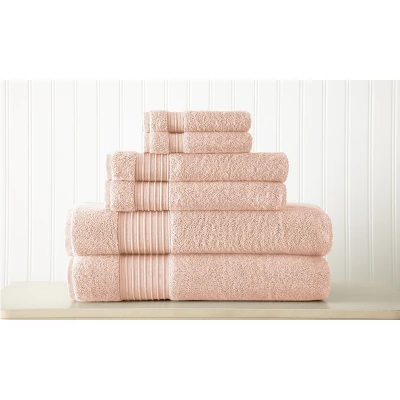 Modern Threads 6-Piece 100% Cotton Towel Set. - Image 8