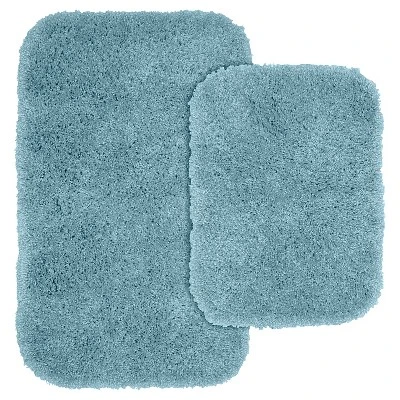 2pc Serendipity Shaggy Washable Nylon Bath Rug Set - Garland - Image 11