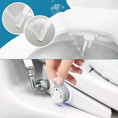 Electronic Smart Toilet Seat With Dryer Fits Elongated Toilets White - BidetMate - Image 7