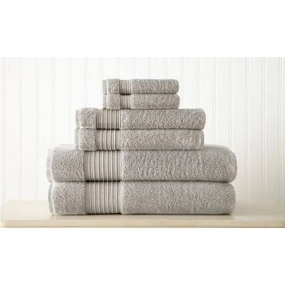 Modern Threads 6-Piece 100% Cotton Towel Set. - Image 7